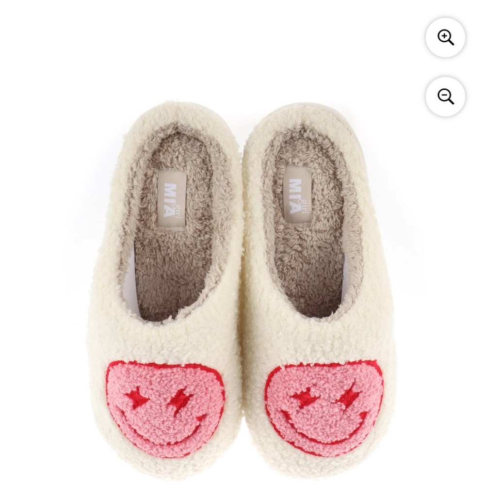 MIA Cream and Pink Watermelon Slippers